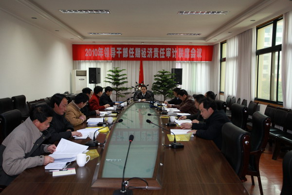 2010年領(lǐng)導(dǎo)干部任期經(jīng)濟責任審計聯(lián)席會議在政府三樓召開.jpg